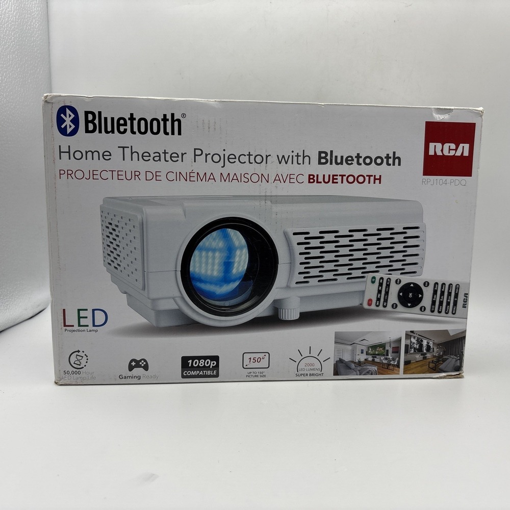 RCA RPJ104 Home Theater Projector NEW